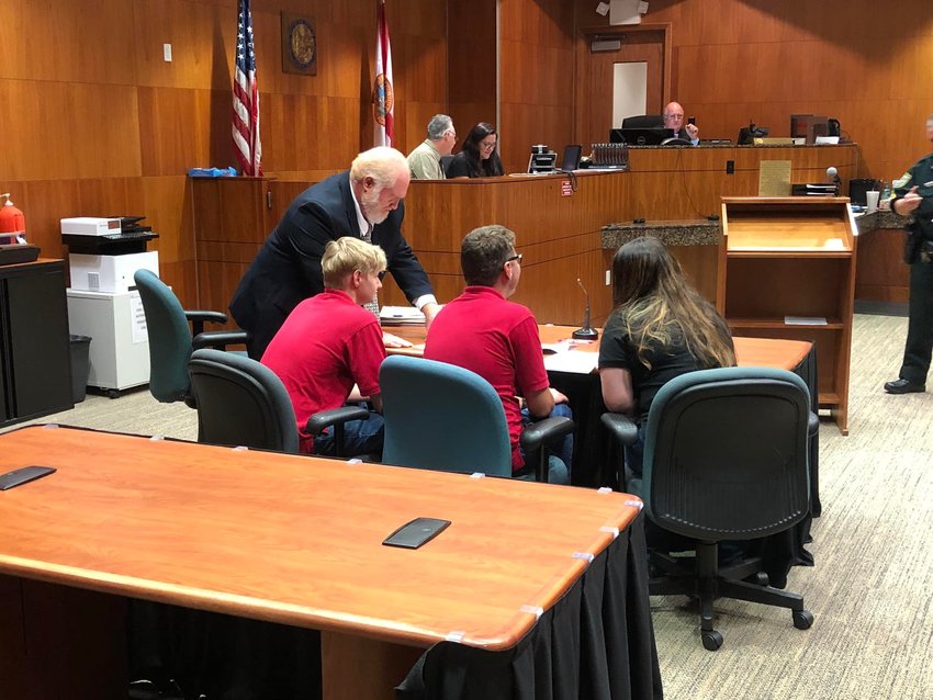 Our Seniors went to court today! They learned about jury duty, had a mock case, toured the holding cells, and all the other places inside the Okeechobee County Judicial Center. Thank you to Judge Wallace and Clerk of Courts Jerry Bryant for your time this morning. Thank you also to the countless others who work in this beautiful building who helped us along today during our field trip.